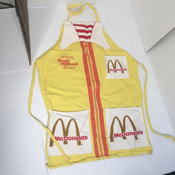 McDonald’s apron child size VTG 1970s RARE - Picture 1 of 8